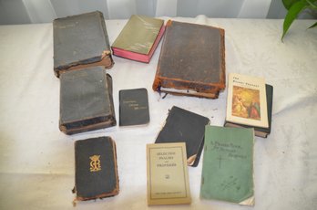 (#93) Antique Bibles ~ Psalms & Proverbs ~ Prayer Books