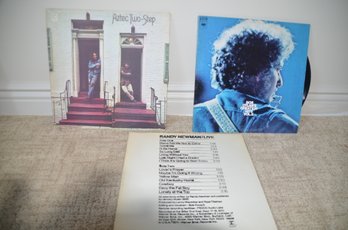 22) Record Album Lot Of 3 - Bob Dylan Greatest Hits Vol 2 Double Album  - Randy Newman Live - Aztec Two Step