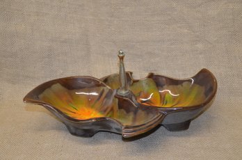(#67) Vintage Mid Century Ceramic Divider Serving Tray