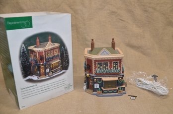 (#43) Department 56 THE HORSE & HOUNDS PUB 1998 House Heritage Dickens Village Series In Orig. Box
