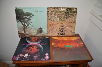 26) Record Albums Lot Of 4: Iron Butterfly In A Cadda Da Vita - Child - Ekseption - Joan Baez 5