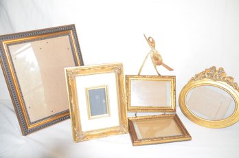 225) Assorted Gold Decorative Picture Frames 5x7, 8x10, 4x6
