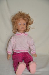 114) Vintage 1987 Worlds Of Wonder JULIE 24' Worlds Most Intelligent Talking Doll ( Untested) Original Outfit