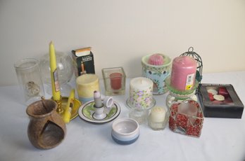 (#50) Assorted Lot Of Candles
