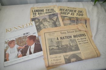 (#99) Vintage News Papers ~ Look Magazine Kennedy