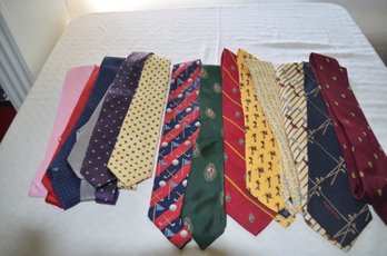 (#143B) Assorted Lot Of Designer Mens Ties And Young Adult Ties