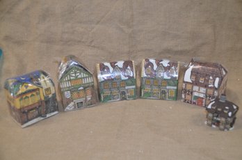 (#153) Dept. 56 Charles Dicken Collectors Ornaments 5 Of Them ( See Description For List )