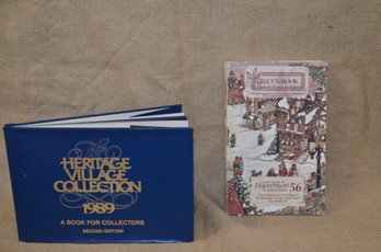 (#154) Dept. 56 A Book For Collectors 1989 ~ Green Book Guide To Dept. 56 Collectibles