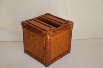 231) Bamboo Tissue Box