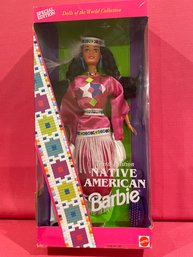 (030) Vintage 1995 NATIVE AMERICAN Barbie,  Dolls Of The World Series