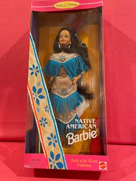 (031) Vintage 1996 Mattel NATIVE AMERICAN Barbie, Dolls Of The World Series