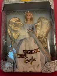 (051) Vintage 1999 Mattel ANGEL Of PEACE Barbie, Timeless Sentiment Collection