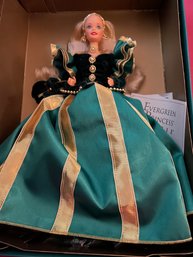 (067) Vintage 1994 Mattel EVERGREEN Barbie, Winter Princess Series