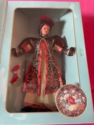 (125) Vintage 1997 Mattel CHINESE EMPRESS Barbie, Great Eras Collection