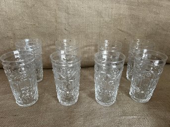(#179) Tumbler Drinking Glasses (8)