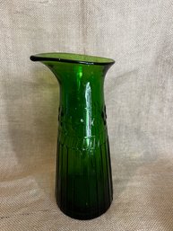 (#273) Green Glass Pitcher / Vase  10'H