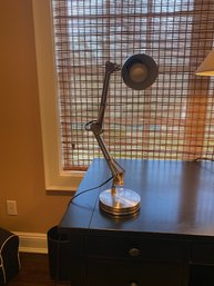 Adjustable Chrome Table Desk Lamp