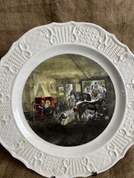 96) Trotting Cracks At The Forge Currier & Ives Reproduction Americana Series 10' Plate