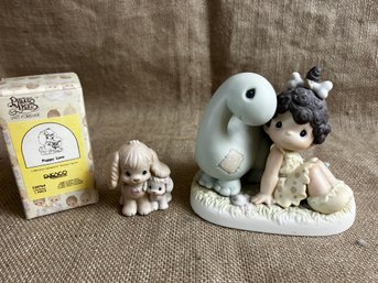 200) Precious Moments Enesco Figurines 1) Puppy Love 2) Friends From The Beginning