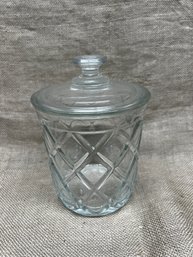 156) Glass Ice Bucket With Lid 6'H