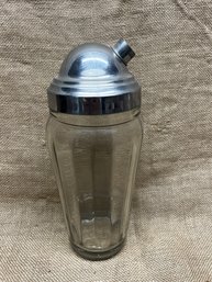 160) Glass Cocktail Shaker 11'H