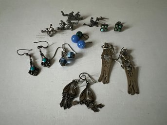 100) Assorted Silver Plate Costume Jewelry