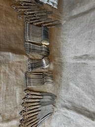 110) Reed & Barton Sterling Silver Flatware 6 Piece Place Set Serve Of 12 (extra 12 Spoons) 84 Pieces