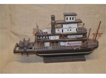117) Wooden Steam Ship Boat