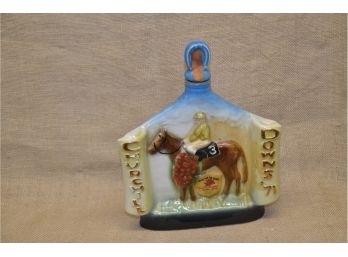 128) Jimmy Beam 1971 Kentucky Derby Churchill Downs Running For The Roses Decorative Bottle Empty