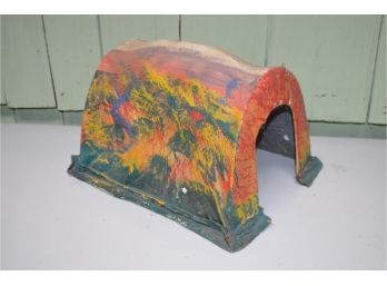 (#112) Vintage Styrofoam Train Tunnel