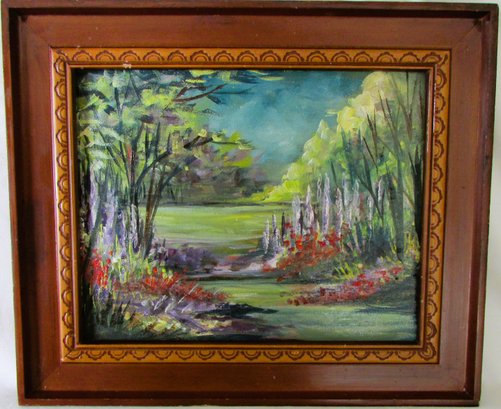 Betty Barton Oil On Canvas Landscape