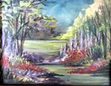 Betty Barton Oil On Canvas Landscape