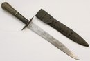 A Guatemalan Bone Horn Handled Dagger Or Knife