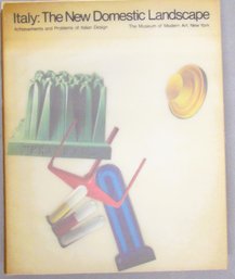 'italy The New Domestic Landscape' MOMA NY Exhibition Catalog 1972