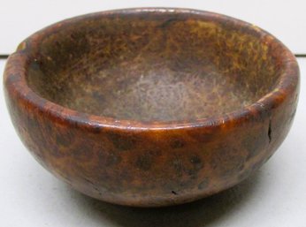 A Small Finely Figured Burl Bowl