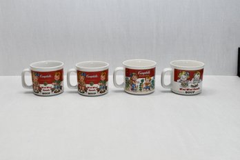 Set Of 4 Campbell's Soup Mugs