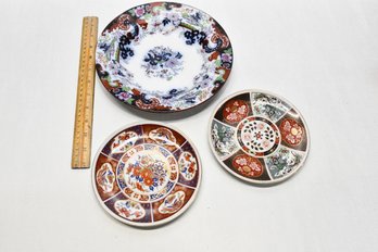 Set Of 3 Assorted Plates