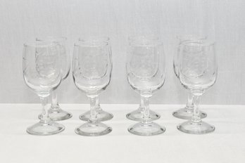 Set Of 8 Sailboat Glasses