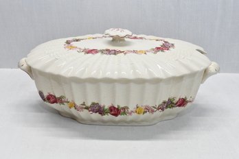 Copeland Rose Briar Covered Soup Tureen (See Photos For Condition)