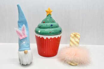 Gnome, Covered Cupcake, Shoe Bottle Holder