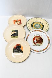 5 Assorted Plates (mostly Pottery Barn)