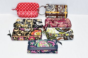 Set Of 7 Vera Bradley Wallets/Wristlets