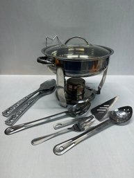 Chafing Dish With Utensils Some Lenox