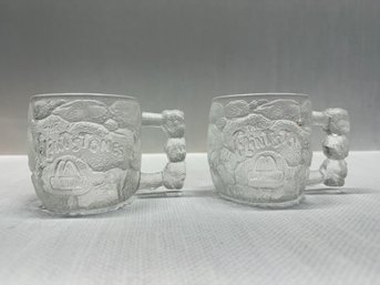 Set Of 2 Flintstone Mugs