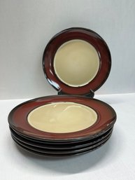 Set Of 6 Mikasa Gourmet Basics Dinner Plates