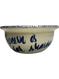 East Texas Pottery Popcorn Bowl