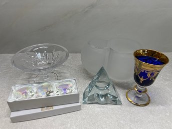 Wedgwood Vera Wang, Oleg Cassini, Decorative Glass Lot