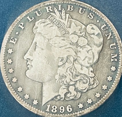 1896-O MORGAN SILVER DOLLAR COIN