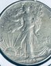 1945-P WALKING LIBERTY SILVER HALF DOLLAR COIN IN FLIP