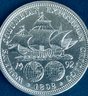 1892 COLUMBIAN EXPOSITION US COMMEMORATIVE 90 PERCENT SILVER HALF DOLLAR FIFTY CENT COIN - BU/BRILLIANT UNC